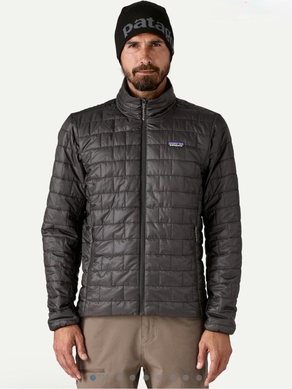 Patagonia Men’s Black Quilted Puffer Jacket
